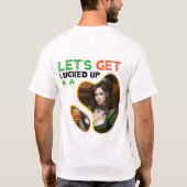 Laten we geluk hebben - Irish Poetry Slam T-shirt (Achterkant)