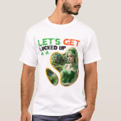 Laten we geluk hebben - Irish Pub Trivia Night T-shirt (Voorkant)