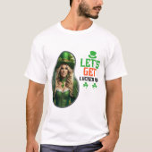 Laten we geluk hebben - Laten we onze bril optille T-shirt (Voorkant)