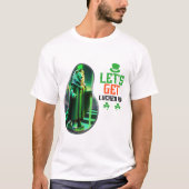 Laten we geluk hebben - Luck en Leprechauns T-shirt (Voorkant)