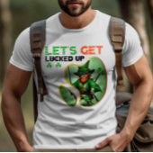 Laten we geluk hebben - Shamrock Ball glinsterende T-shirt