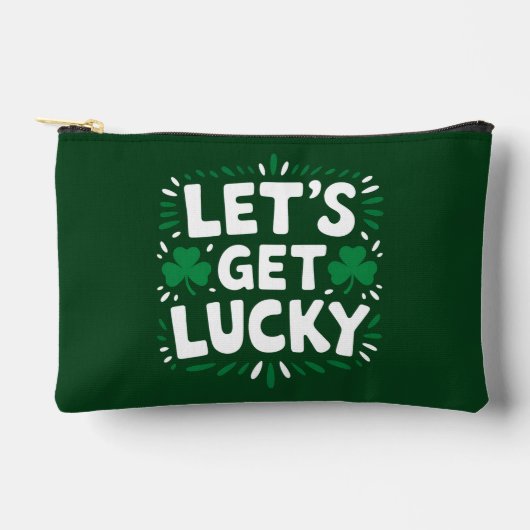 Laten we geluk hebben Shamrock Grappige St. Patric Etui (Voorkant)