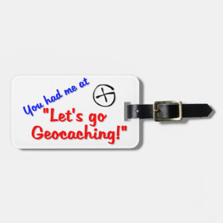 Laten we Geocache Bagagelabel