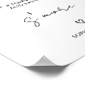 Laten we geroosterd bruids Verloving huwelijksfees Poster (Hoek)