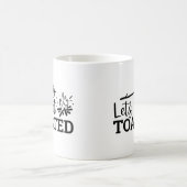 Laten we geroosterd kampvuur grappige camping koffiemok (Center)