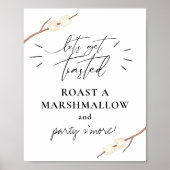 Laten we geroosterd marshmallow krijgen poster (Voorkant)