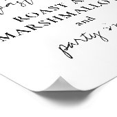 Laten we geroosterd worden S'more Marshmallow Poster (Hoek)