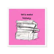 Laten we geschiedenis roze servetten maken
