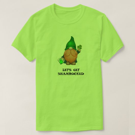 LATEN WE GESCHOKT RAKEN - St. Patrick's Day T-shirt (Design voorkant)