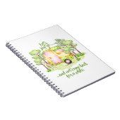 "Laten we gewoon gaan" - Retro Camper Caravan Notitieboek (Rechterzijde)