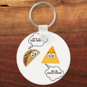 Laten we gewoon Taco 'Bout it.png' Sleutelhanger (Voorkant)