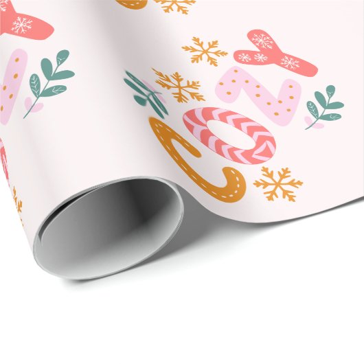 Laten we gezellig kerstfeest vieren cadeaupapier (Rol Hoek)