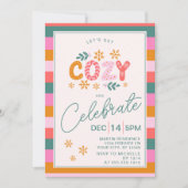 Laten we gezellig kerstfeest vieren kaart (Voorkant)