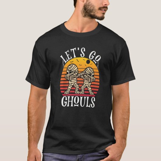 Laten we Ghouls gaan Dabbing Ghost Scary Halloween T-shirt (Voorkant)