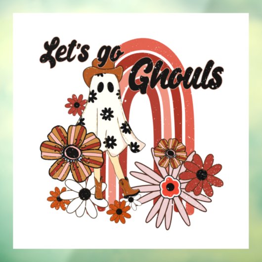 Laten we Ghouls gaan Raamsticker (Vel 3)