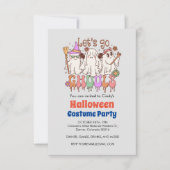 Laten we Ghouls gaan, Retro Halloween Kaart (Voorkant)
