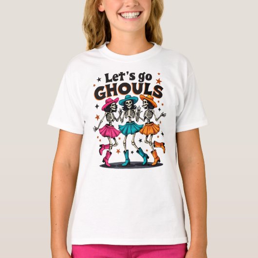 Laten we ghouls gaan t-shirt (Voorkant)