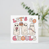 Laten we Ghouls Groovy Ghost gaan gebruiken met  b Kaart (Staand voorkant)