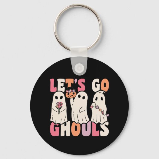 Laten we Ghouls Groovy Ghost gaan gebruiken met b Sleutelhanger (Voorkant)