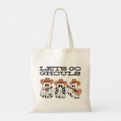 laten we ghoults gaan tote bag (Achterkant)