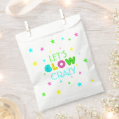 Laten we gloeien Crazy Party servetten papier Bord Bedankzakje (Geknipt)