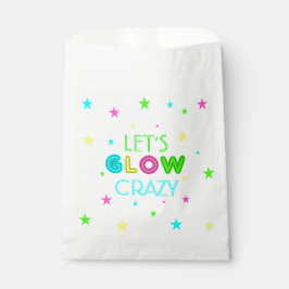 Laten we gloeien Crazy Party servetten papier Bord Bedankzakje