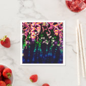 Laten we gloeien gekke neon lichten verjaardagsfee servetten (Insitu)