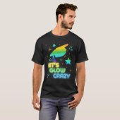Laten we Glow Crazy Party Cool Afstuderen Glow Par T-shirt (Voorkant volledig)