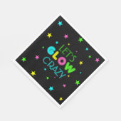 Laten we Glow Crazy Party Napkins Servet (Hoek)