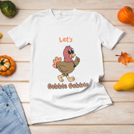 Laten we Gobble Gobble Grappige Thanksgiving Kalko T-shirt