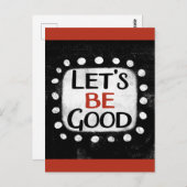 Laten we goed Briefkaart zijn (Voorkant / Achterkant)