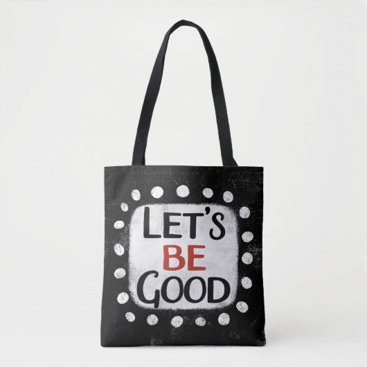 Laten we goede Canvas tas zijn (Voorkant)