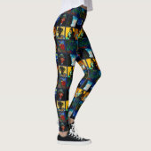 Laten we Gogh Crazy zien Leggings (Rechts)