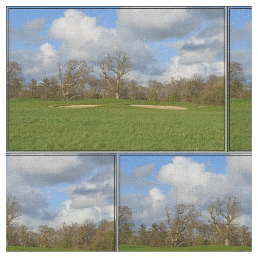 Laten we Golf spelen Stof (Close Up)