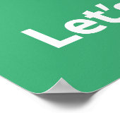 Laten we graaf! poster (Hoek)