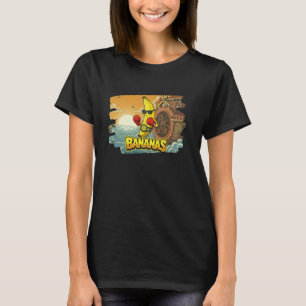Laten we Grappige Bananen Gaan T-shirt