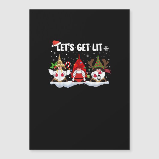 Laten we Grappige Kerstverlichting Kerst Gno (Voorkant)