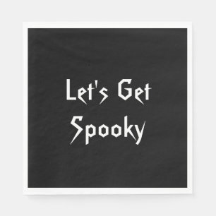 Laten we Griezelen Halloween Feest Papieren Servet