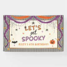 Laten we Griezelen Kinderen Halloween Verjaardagsf