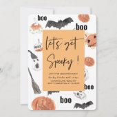 Laten we griezelig doen | Halloween Feest |  Kaart (Voorkant)