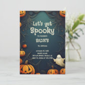 Laten we griezelig doen kaart (Staand voorkant)