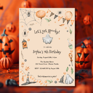 Laten we griezelig doen! Spooktacular kinderverjaa Kaart