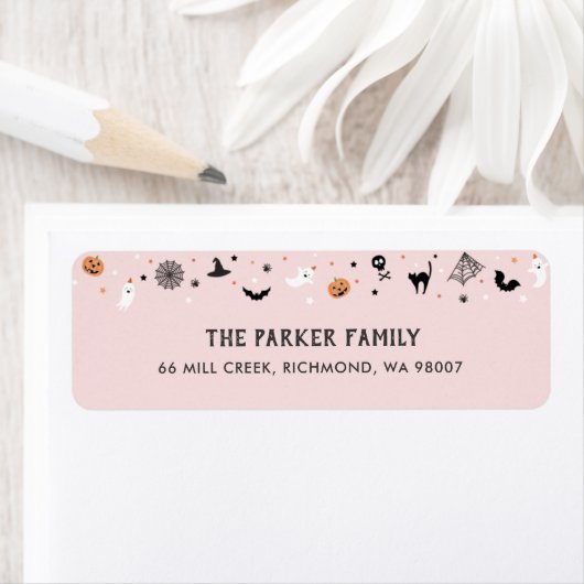 Laten we griezelig Halloween Verjaardagsfeestje Ro Etiket (Insitu)