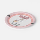 Laten we griezelig Schattige Groovy Halloween Verj Papieren Bordje (Gekanteld)