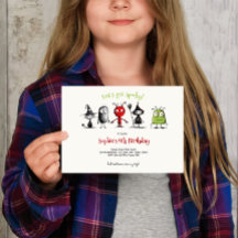 Laten we griezelig worden! Creepy monsters kindere