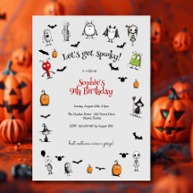 Laten we griezelig worden! Creepy monsters kindere