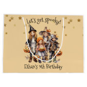 Laten we griezelig worden! Kostuum kinderen verjaa Groot Cadeauzakje (Achterkant)