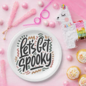 Laten we griezelig worden! papieren bordje (Feest)