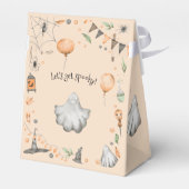 Laten we griezelig worden! Spooktacular kids verja Bedankdoosjes (Achterkant)