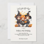 Laten we griezelig worden! Spooktacular kids verja Kaart (Voorkant)